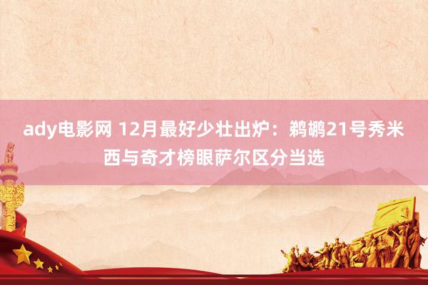 ady电影网 12月最好少壮出炉：鹈鹕21号秀米西与奇才榜眼萨尔区分当选